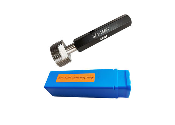 Accurate 3-4''-14 NPT Taper Pipe Thread Plug Gauge for Oilfield and Hydraulic Applications
