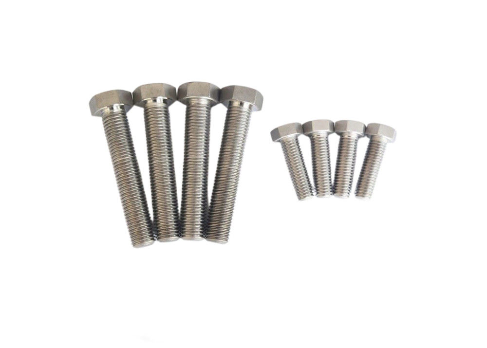 CNC Machine Screwed Titanium Alloy Screw for External Hexagon Bolts Polished Surface