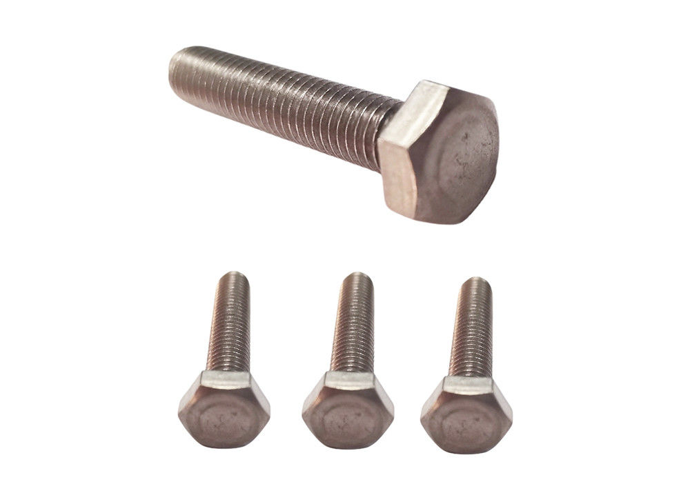 CNC Machine Screwed Titanium Alloy Screw for External Hexagon Bolts Polished Surface