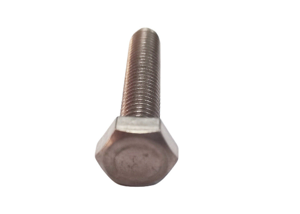 CNC Machine Screwed Titanium Alloy Screw for External Hexagon Bolts Polished Surface