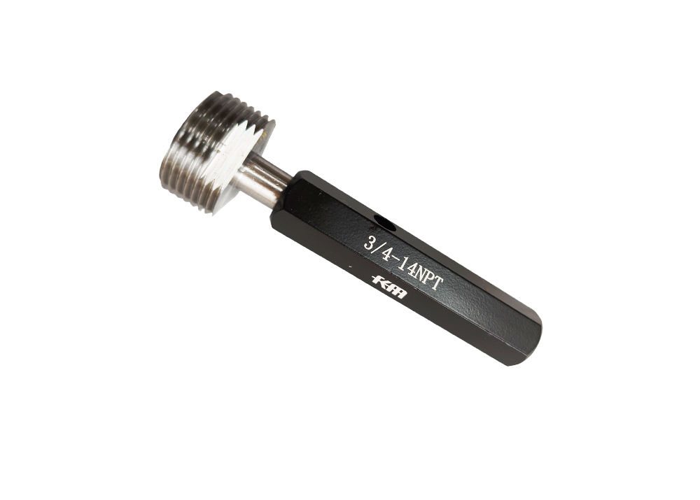 Accurate 3-4''-14 NPT Taper Pipe Thread Plug Gauge for Oilfield and Hydraulic Applications