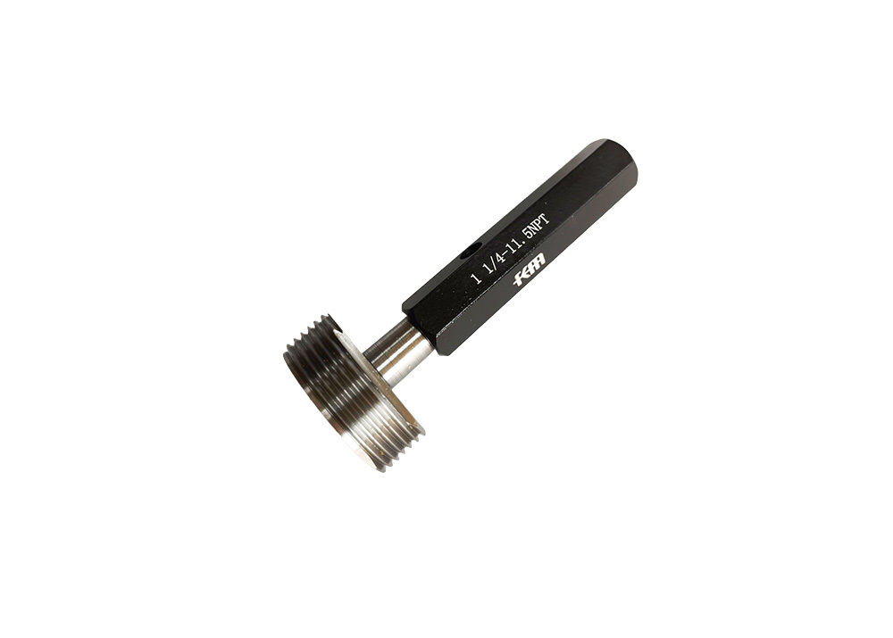1" 1-4-11.5 NPT Tapered Pipe Thread Plug Gauge Go and Nogo Set with Internal First Grade Thread Machining Center