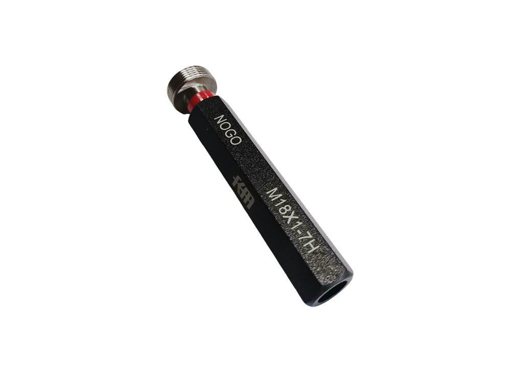 High Precise Metric Thread Plug Gauge DIN13 Standard for Checking Threaded or Tapped Holes with NOGO Type