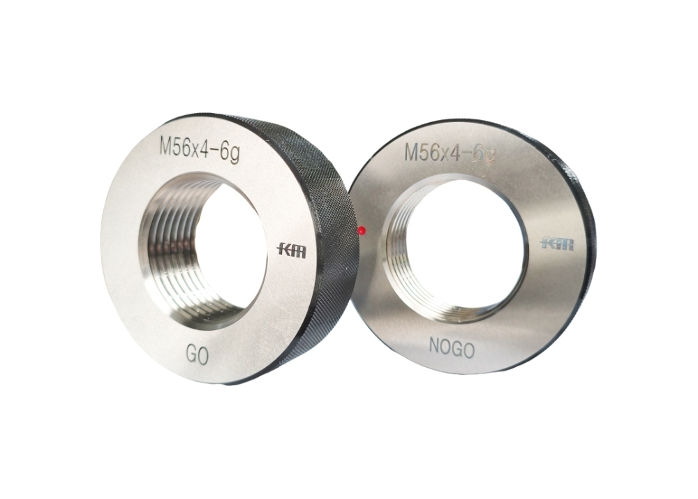 Accurate Metric Thread Ring Gauge M56.0 GO and NOGO Thread Machining Center for Checking