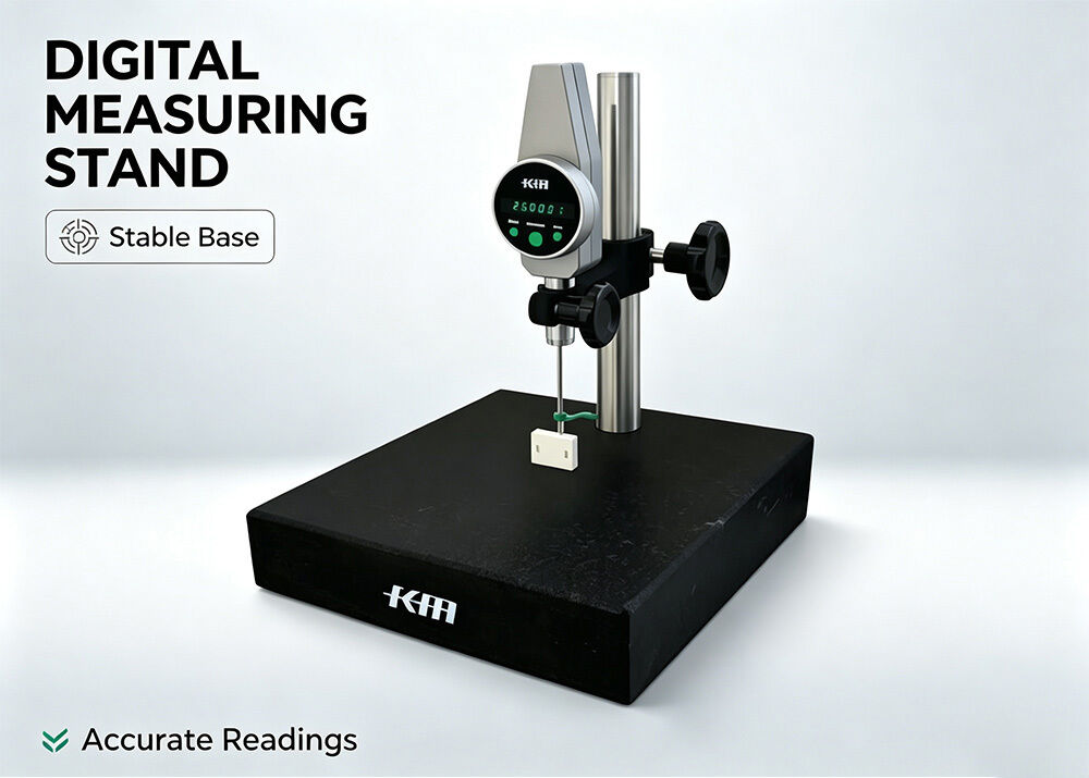 Heavy-Duty 0-100mm Granite Beam Digital Height Gauge with 0.0001mm Resolution for Oversized Casting and Automotive Die Checking