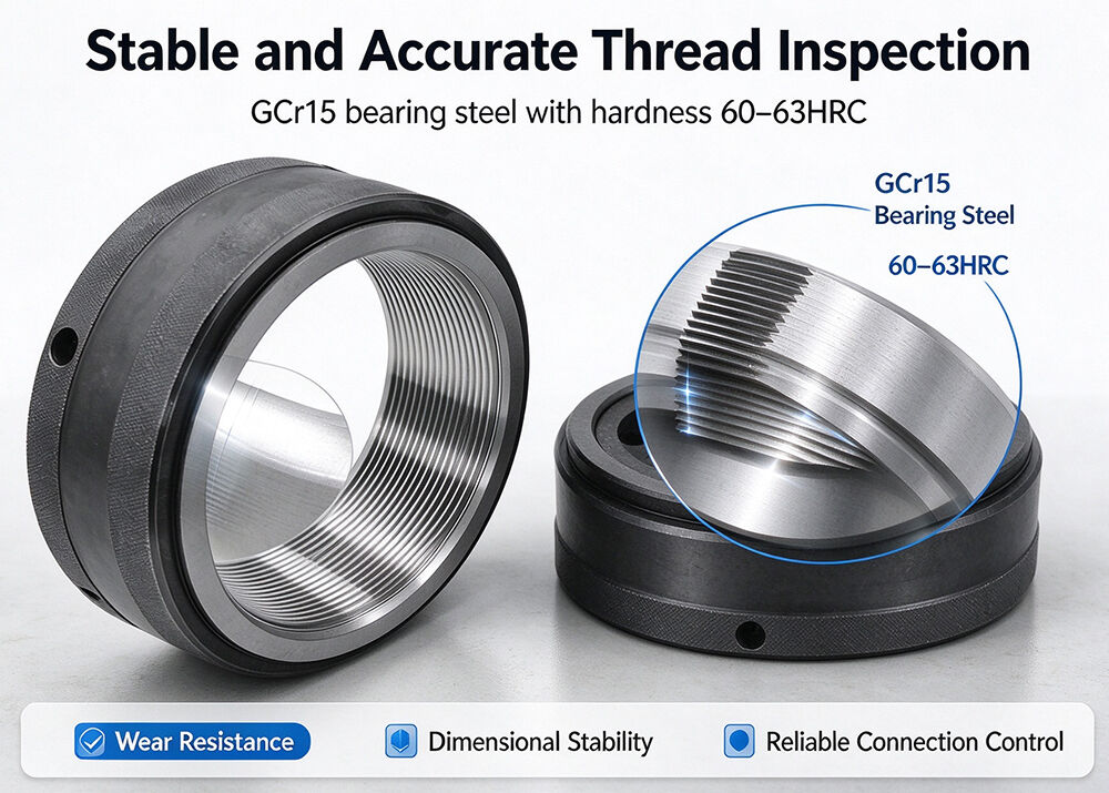 1.660 API Spec 5B Non-Upset Tubing TBG NU Thread Gauge Oilfield Tubing Thread Ring Plug Gauge with Calibration Certificate