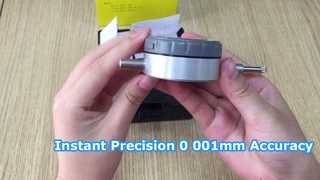 Comparatore digitale impermeabile IP65 da 0-12,7 mm/0-0,5" con misurazione della lunghezza industriale con aletta posteriore