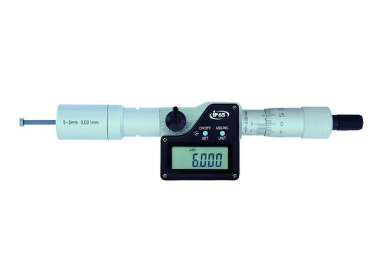 5-6mm IP65 Carbide Tipped Digital 3 Point Micrometer per il diametro interno
